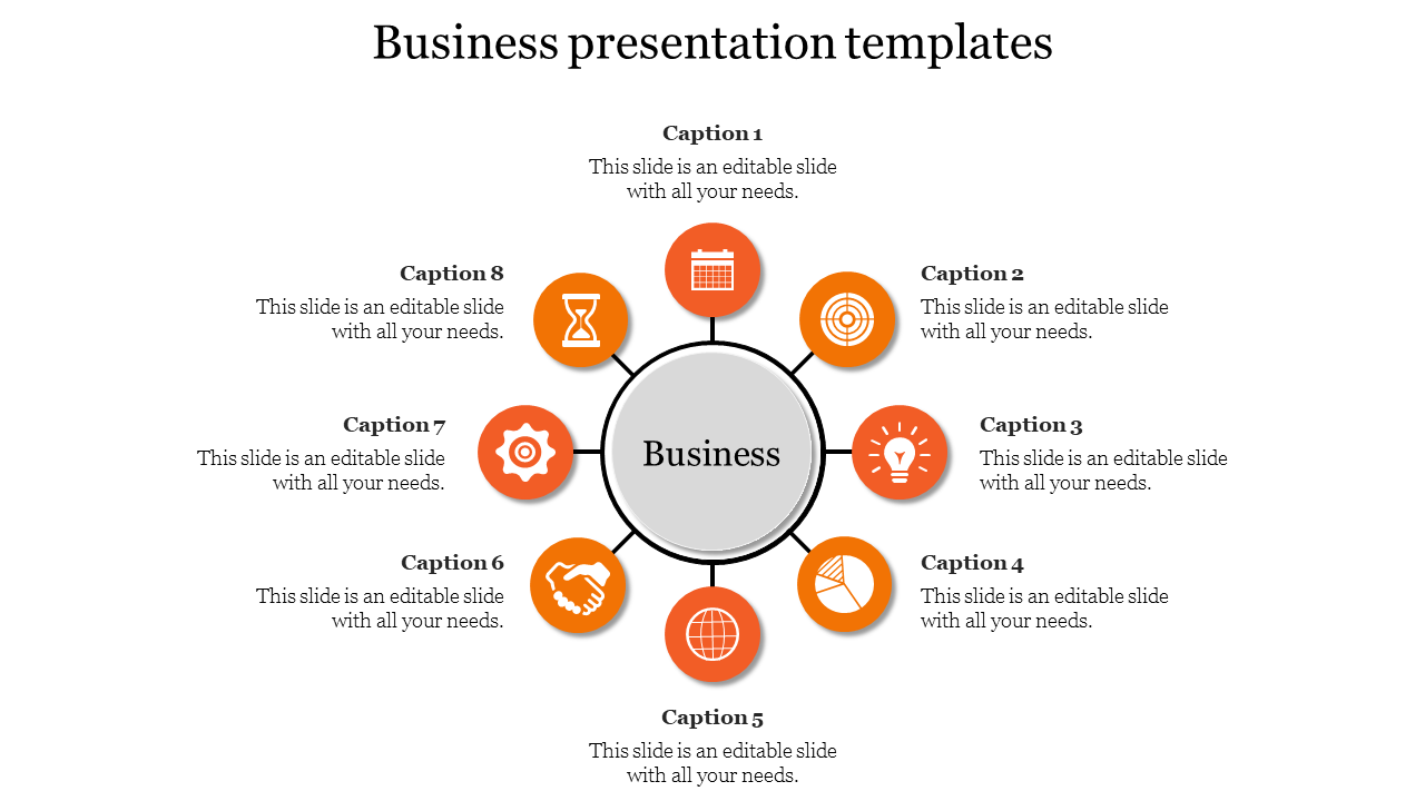 Business Presentation Templates Process Model